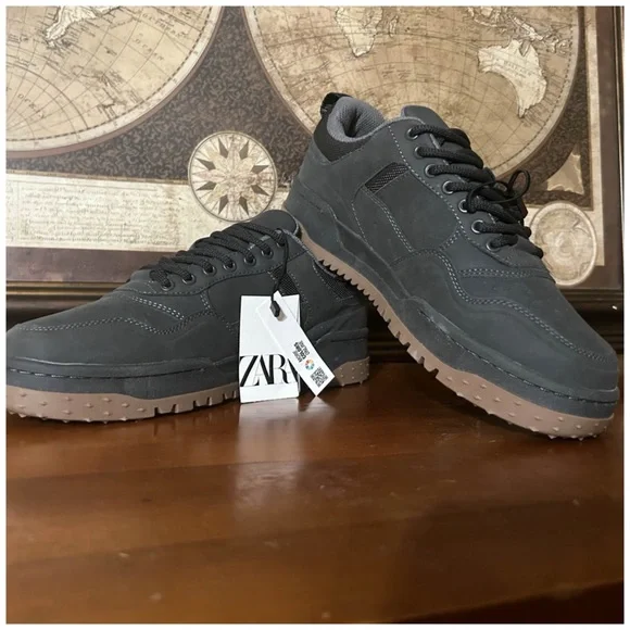 Zara • Slate Gray Z2 Trainer Sneakers
